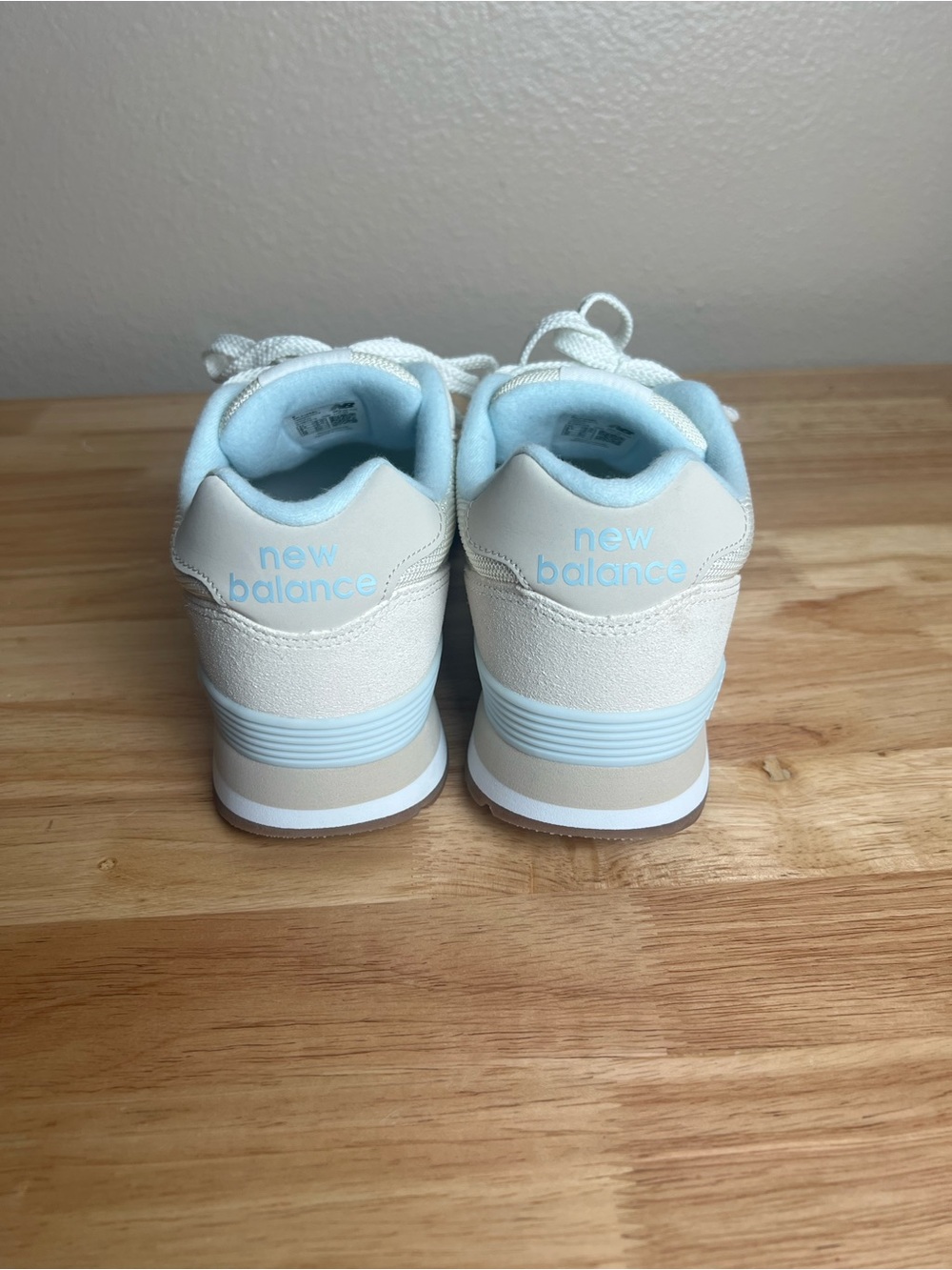 New Balance 515 Sneakers WL515SBL Cream Blue Size 11 NWOT - Picture 4 of 7